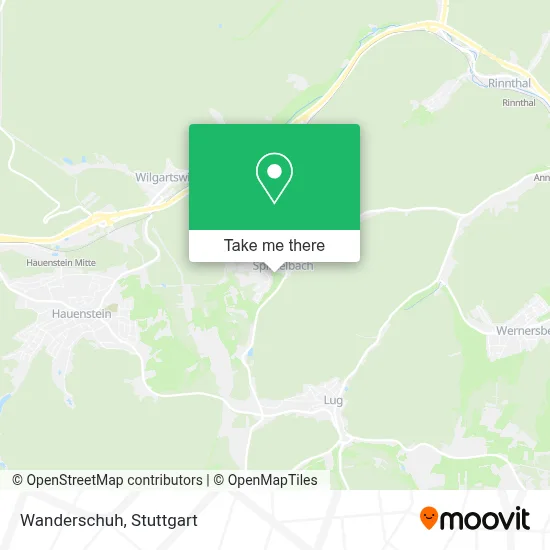 Wanderschuh map