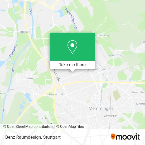 Benz Raumdesign map