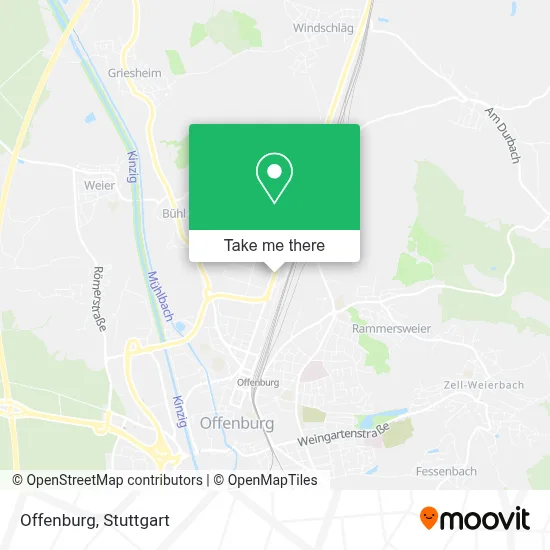 Offenburg map