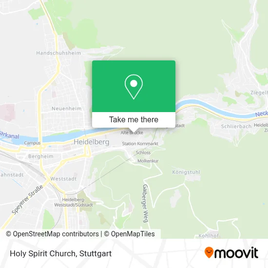 Heiliggeistkirche map