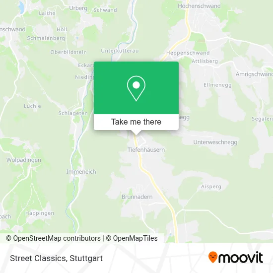 Street Classics map