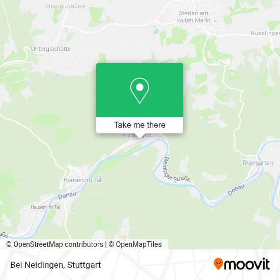 Bei Neidingen map