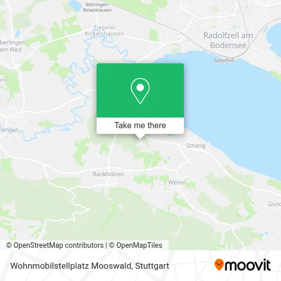 Wohnmobilstellplatz Mooswald map