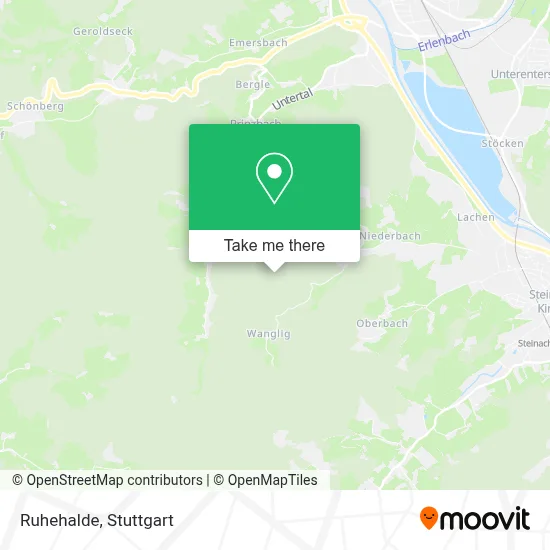 Ruhehalde map