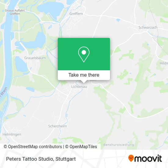 Peters Tattoo Studio map
