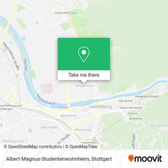 Albert-Magnus-Studentenwohnheim map
