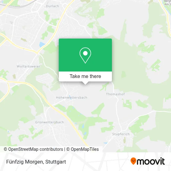 Fünfzig Morgen map