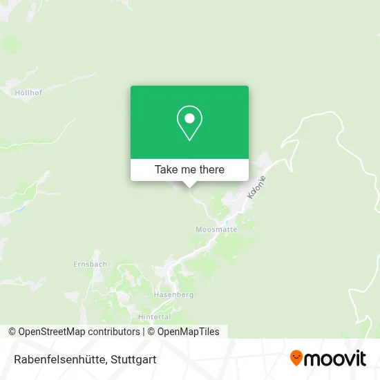 Rabenfelsenhütte map