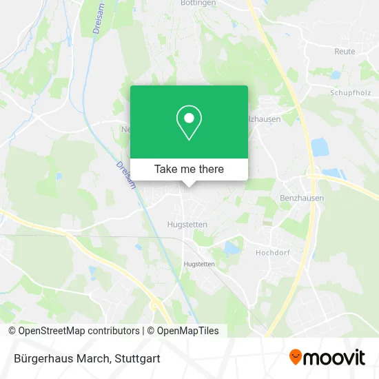 Bürgerhaus March map