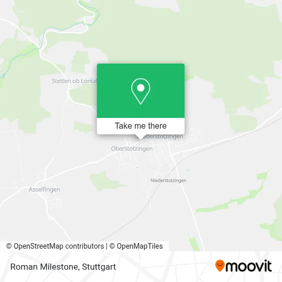 Römischer Meilenstein map
