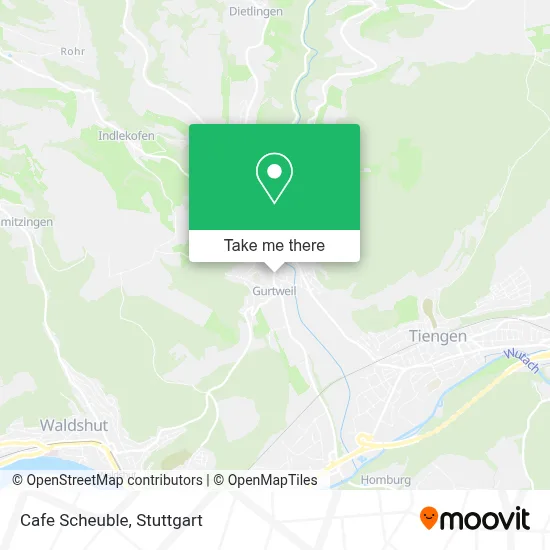Cafe Scheuble map