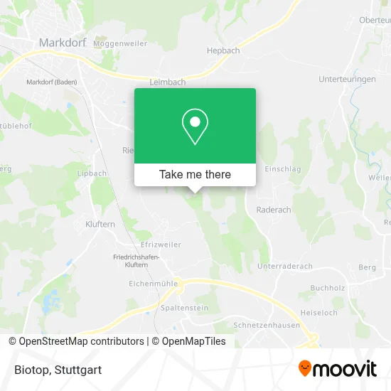 Biotop map