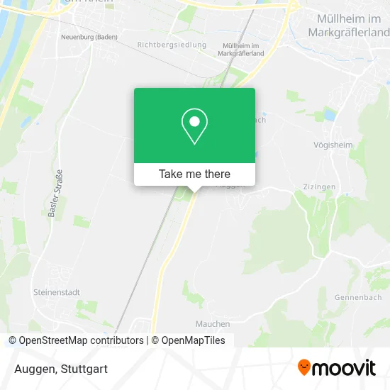 Auggen map