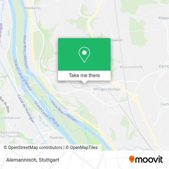 Alemannisch map