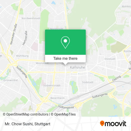 Mr. Chow Sushi map