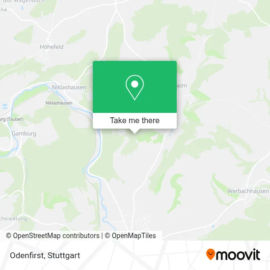 Odenfirst map