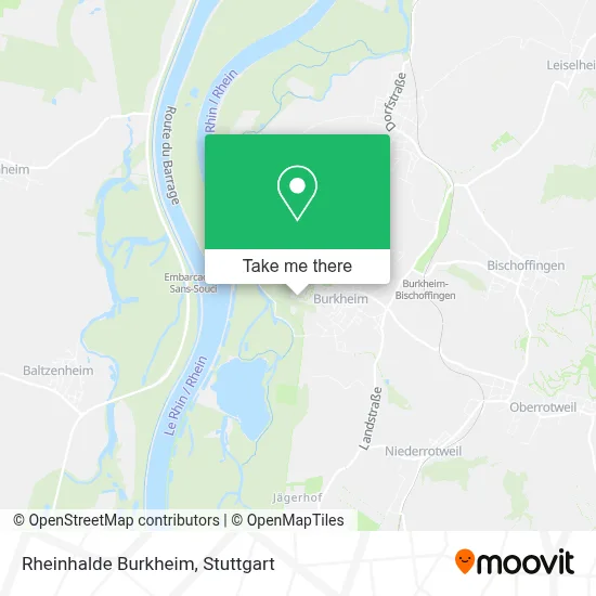 Rheinhalde Burkheim map