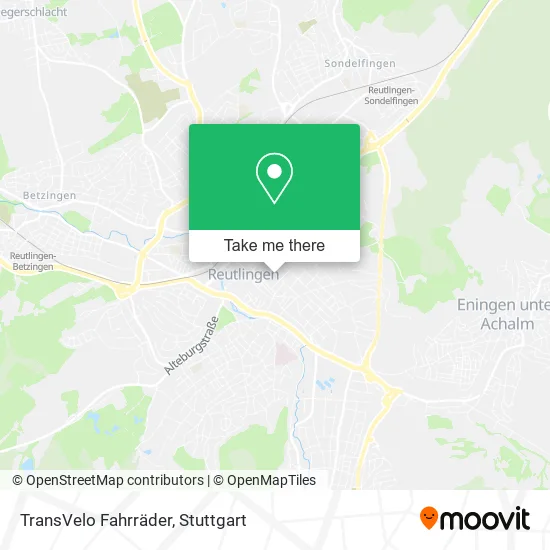 Карта TransVelo Fahrräder