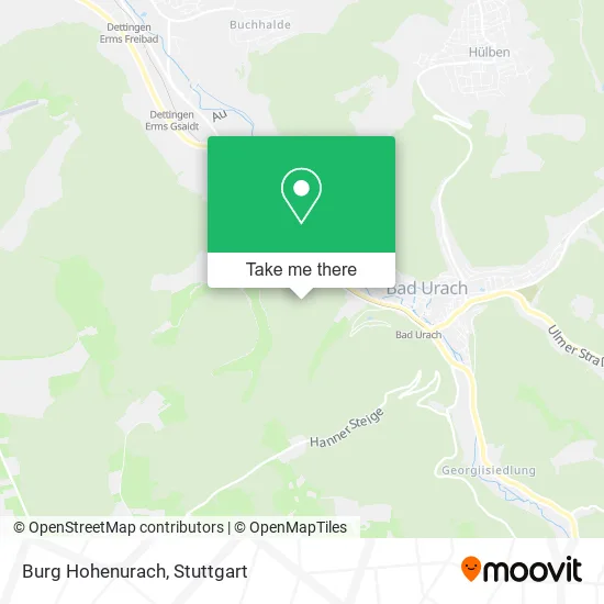 Карта Burg Hohenurach