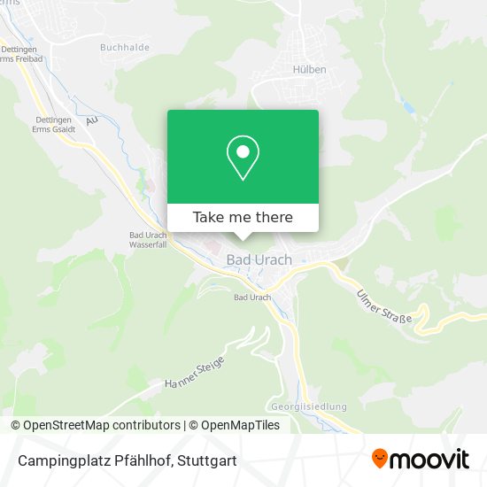 Campingplatz Pfählhof map