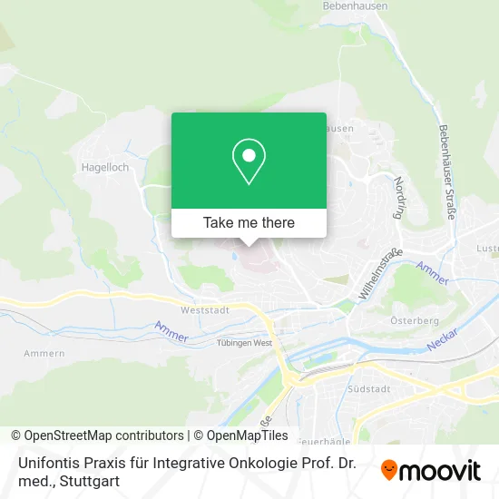 Карта Unifontis Praxis für Integrative Onkologie Prof. Dr. med.