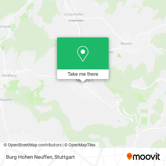 Карта Burg Hohen Neuffen