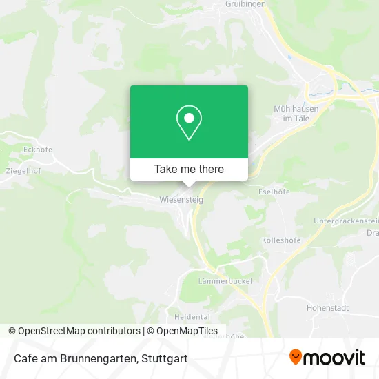 Карта Cafe am Brunnengarten