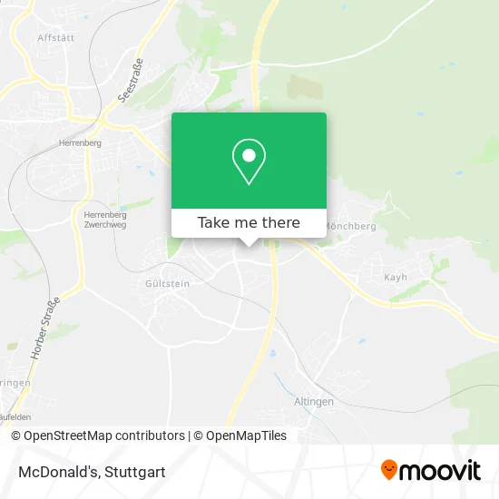 Карта McDonald's