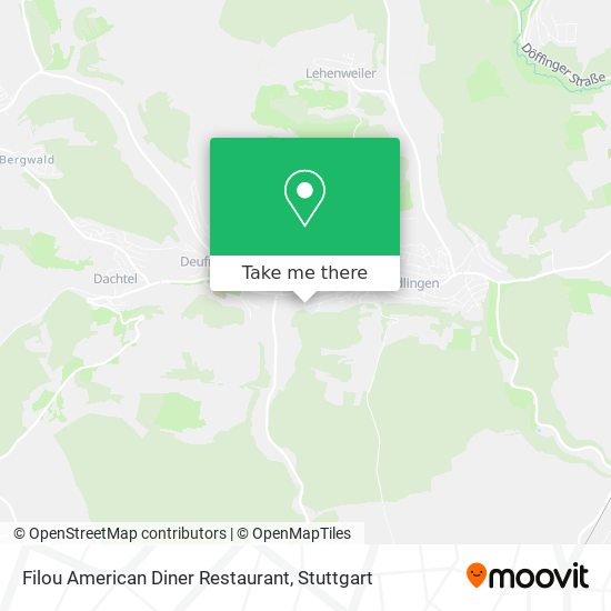 Карта Filou American Diner Restaurant
