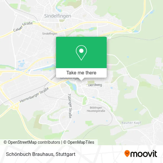 Карта Schönbuch Brauhaus