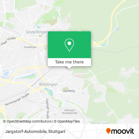 Jargstorf-Automobile map