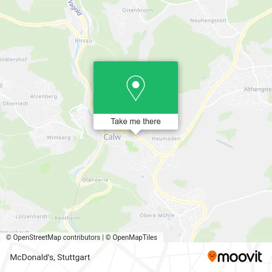 Карта McDonald's