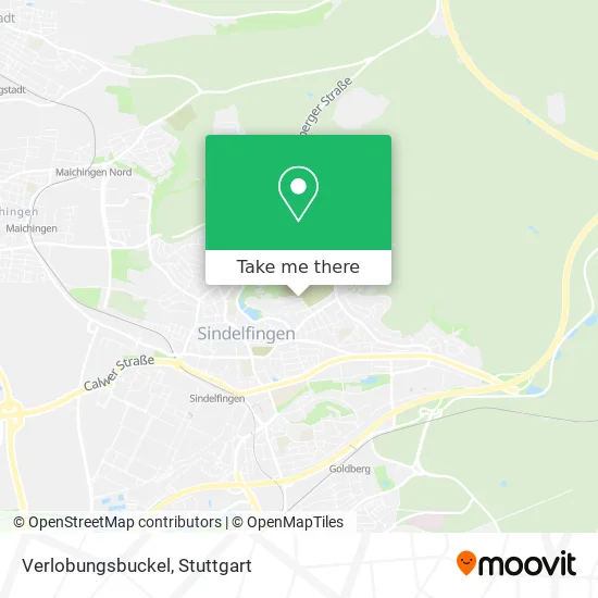 Карта Verlobungsbuckel