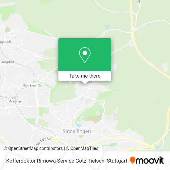 Карта Kofferdoktor Rimowa Service Götz Tielsch