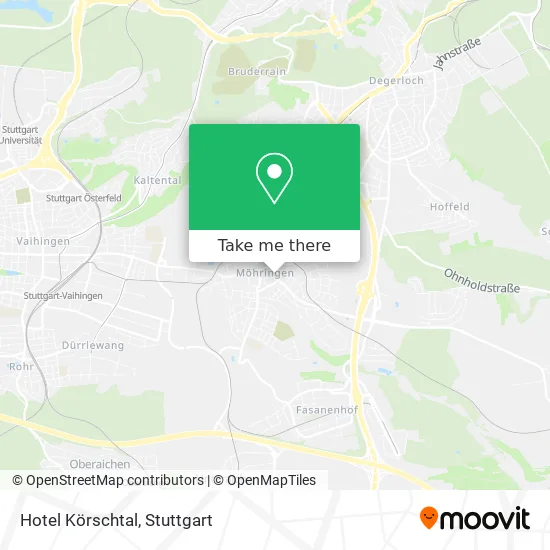 Карта Hotel Körschtal