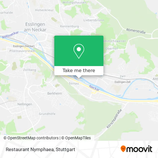 Карта Restaurant Nymphaea