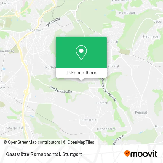 Карта Gaststätte Ramsbachtal
