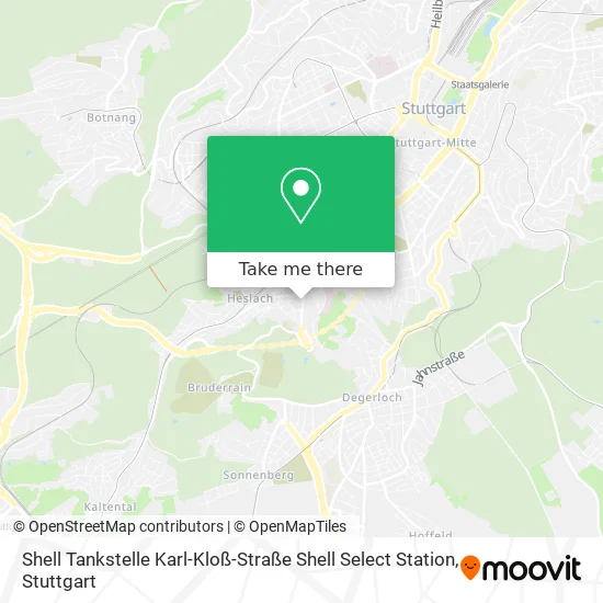 Карта Shell Tankstelle Karl-Kloß-Straße Shell Select Station