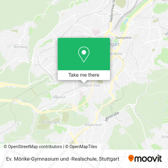 Карта Ev. Mörike-Gymnasium und -Realschule