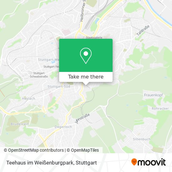 Карта Teehaus im Weißenburgpark