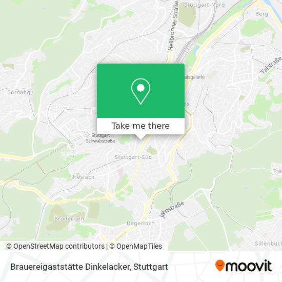 Brauereigaststätte Dinkelacker map