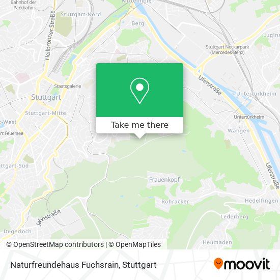 Naturfreundehaus Fuchsrain map