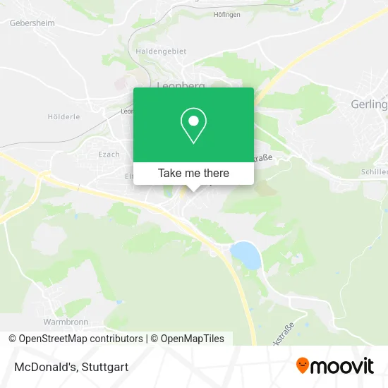 Карта McDonald's