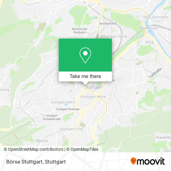 Карта Börse Stuttgart