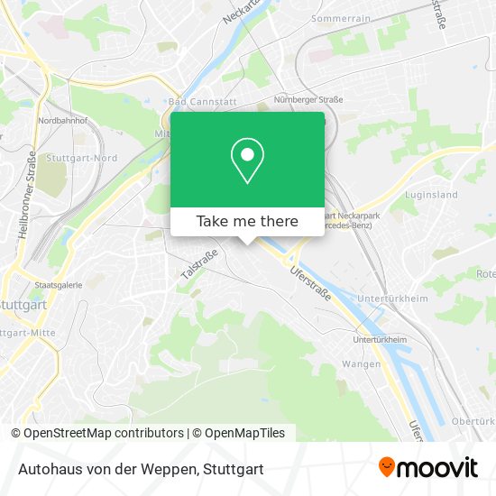 Autohaus von der Weppen map