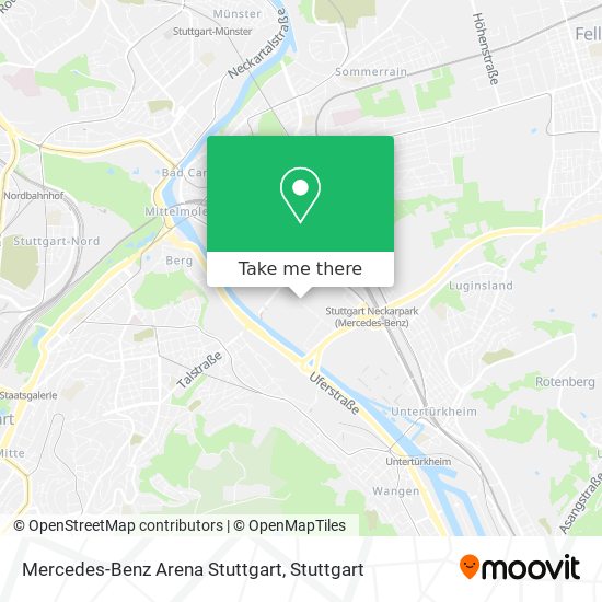 Mercedes-Benz Arena Stuttgart map