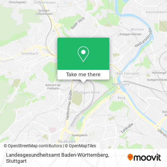 Карта Landesgesundheitsamt Baden-Württemberg