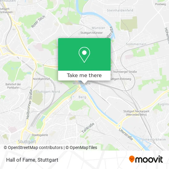 Hall of Fame map