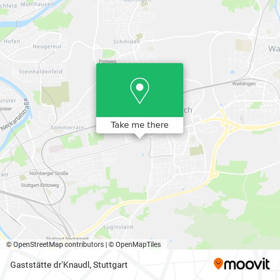 Gaststätte dr'Knaudl map