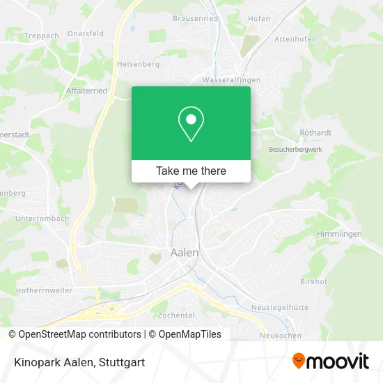 Карта Kinopark Aalen